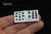 Quinta Studio QDS-48302 F/A-18C late 3D-Printed & coloured Interior on decal paper (Hasegawa) (Small version) 1/48